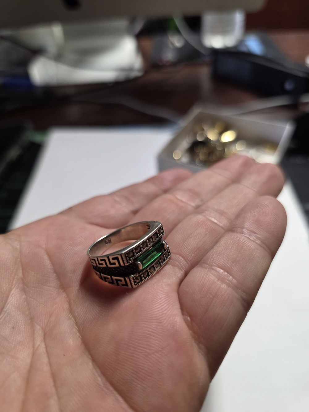 Emperial Greek Ring Size 9